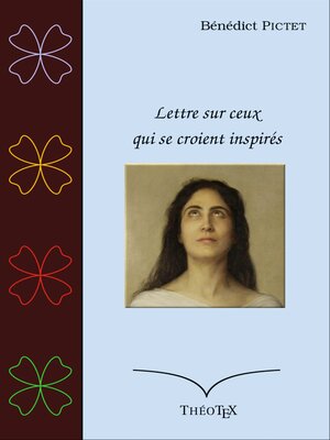 cover image of Lettre sur ceux qui se croient inspirés